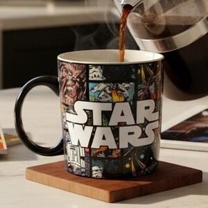 Star Wars 20 oz Ceramic Mug Coffee Cup Darth Vader Chewbacca‎ Stormtrooper
